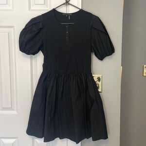 English Factory Dress. Black. Two materials. Never worn without tags.